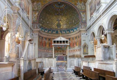 Wnętrze bazyliki św. Klemensa w Rzymie